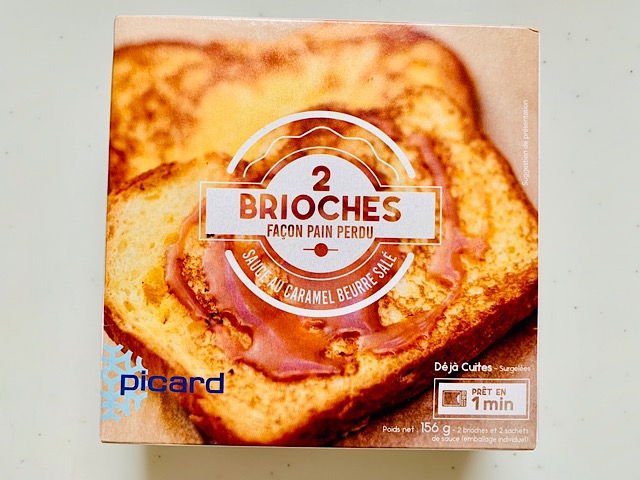 ピカールの『ブリオッシュのフレンチトースト』パッケージ