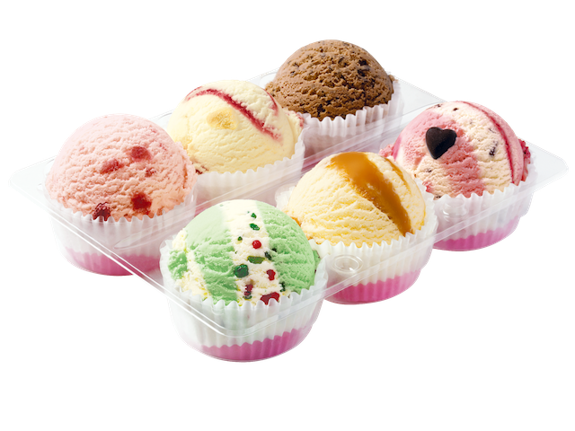 アイスクリーム6種