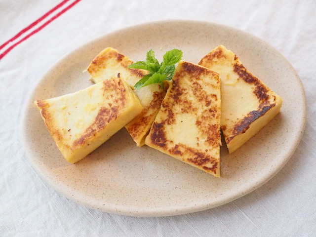 高野豆腐のフレンチトースト