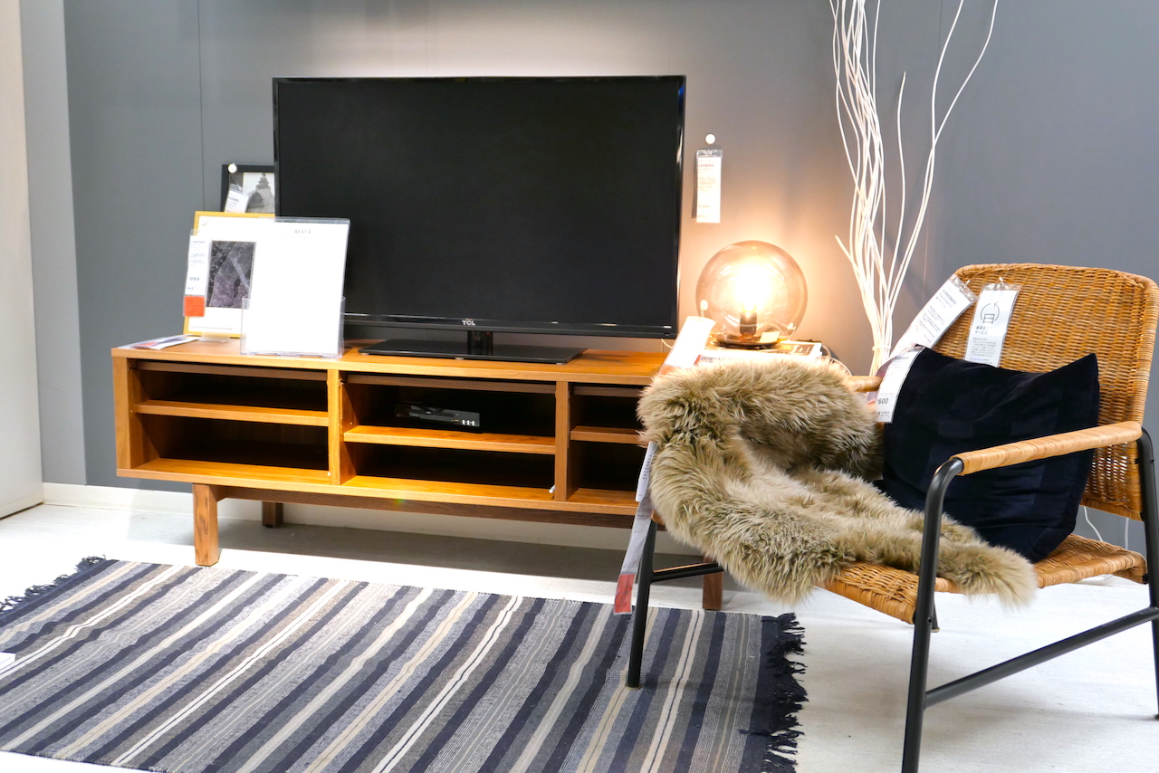 お得超歓迎 STOCKHOLM テレビ台 テレビボード IKEA ウォールナット
