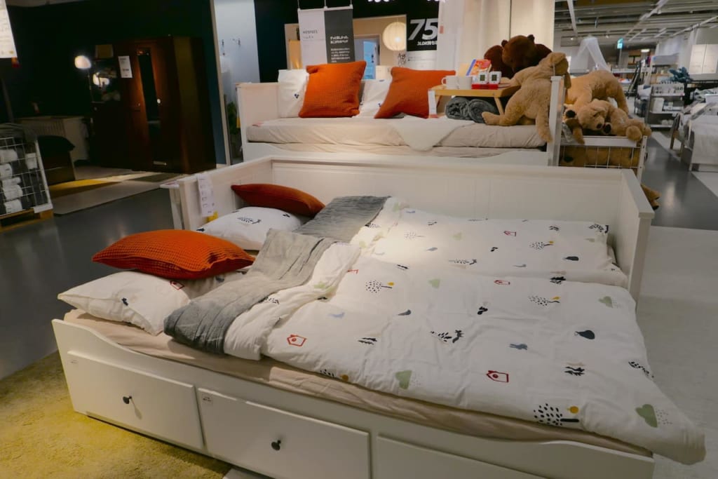 最安値 IKEA ヘムネス ベッド