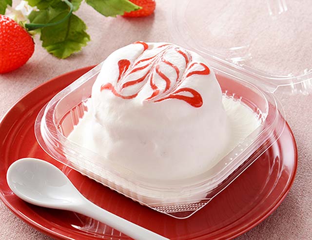 【1月4日発売ローソン新商品】おぼれクリームのパンケーキ(いちごの味わい)