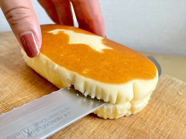 「北海道チーズ蒸しケーキ」アレンジ