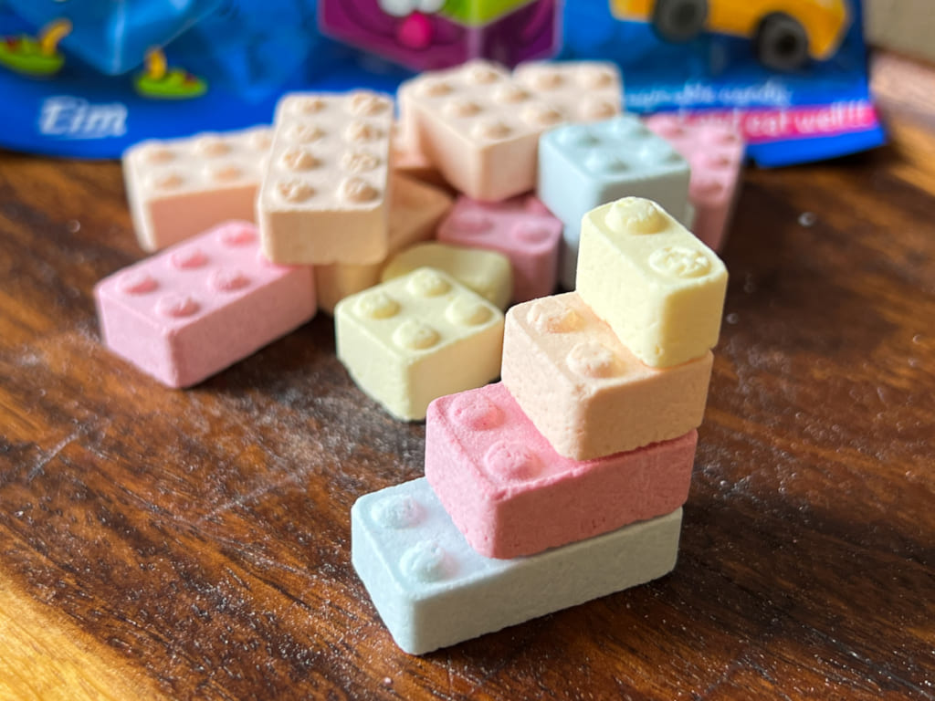 【ラムネ実食ルポ】ブロック遊びもできるラムネ菓子「キャンディブロック」