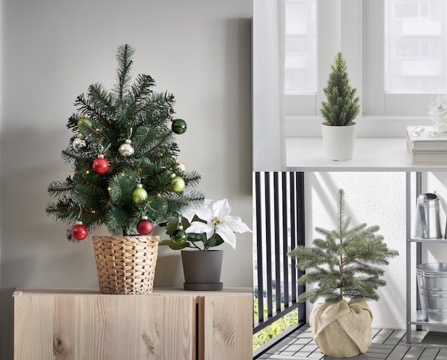 イケアの北欧風クリスマスツリー7選】高さ18cm〜210cmとバリエーション