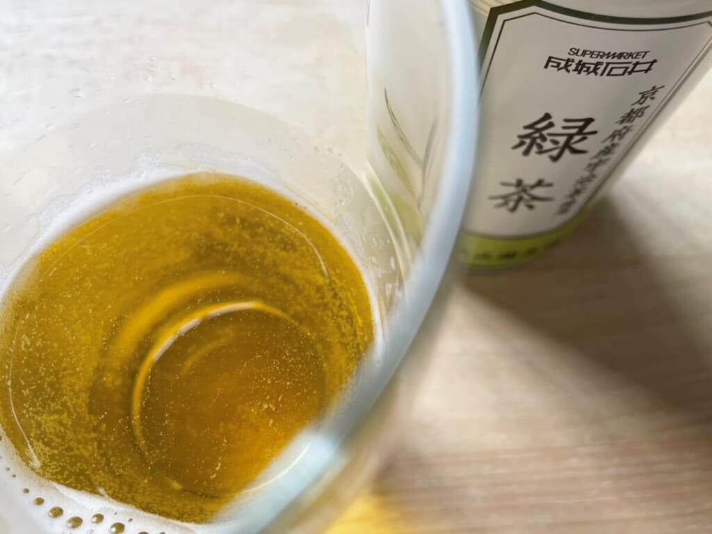 成城石井 京都府産宇治茶使用緑茶の色味