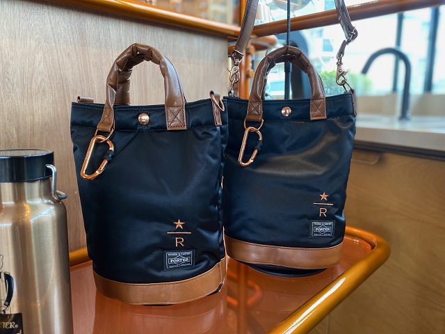 PORTER x STARBUCKS コーヒービーンシェイプ バッグ Lサイズ - バッグ