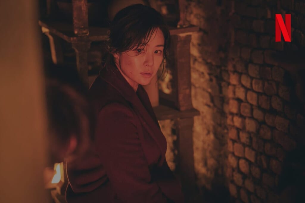 The Bequeathed Kim Hyun-joo as Yoon seo-ha in The Bequeathed Cr. Jeong Se Hyeon/Netflix © 2024