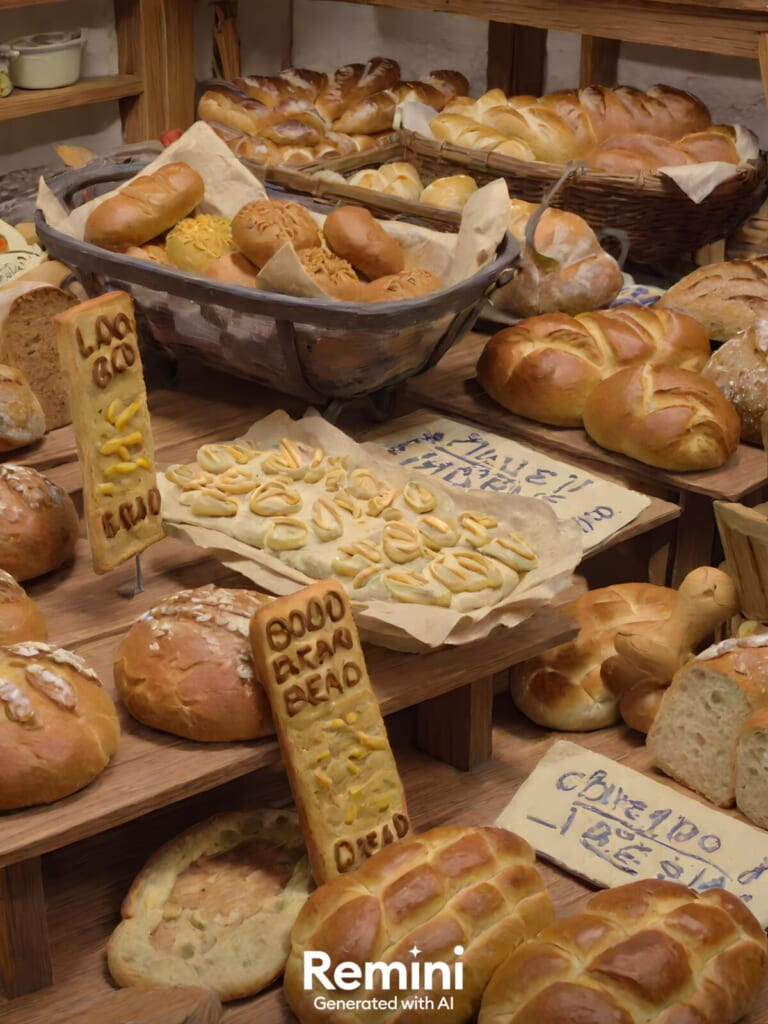 広島で話題のベーカリー「グラマーペイン」のパンを「Remini（レミニ）」で粘土加工した写真