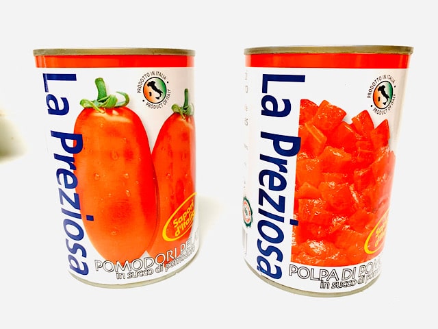 ラ・プレッツィオーザ　ホールトマト缶／ダイストマト缶 カルディ