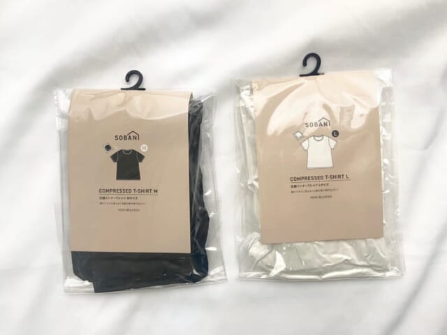 3COINS　スリコ 圧縮インナーTシャツ SOBANI