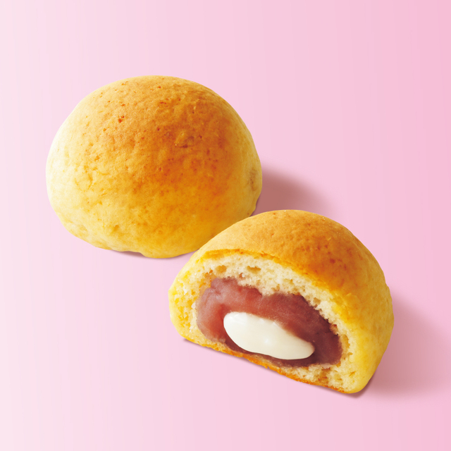 苺あんと練乳入りミルククリームが美味しいお菓子「月ふわり 冬の苺ミルク」