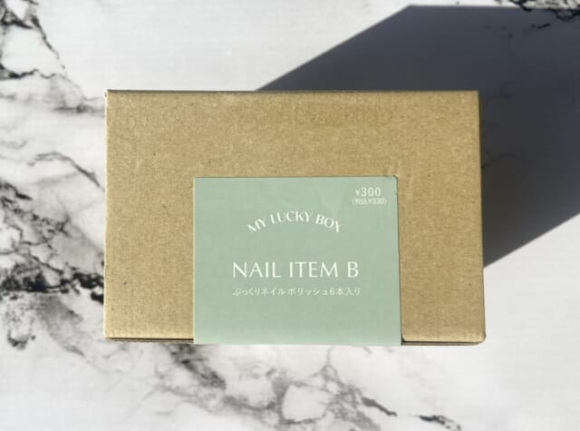 MY LUCKY BOX NAIL ITEM B（ぷっくりネイルポリッシュ6本入り）