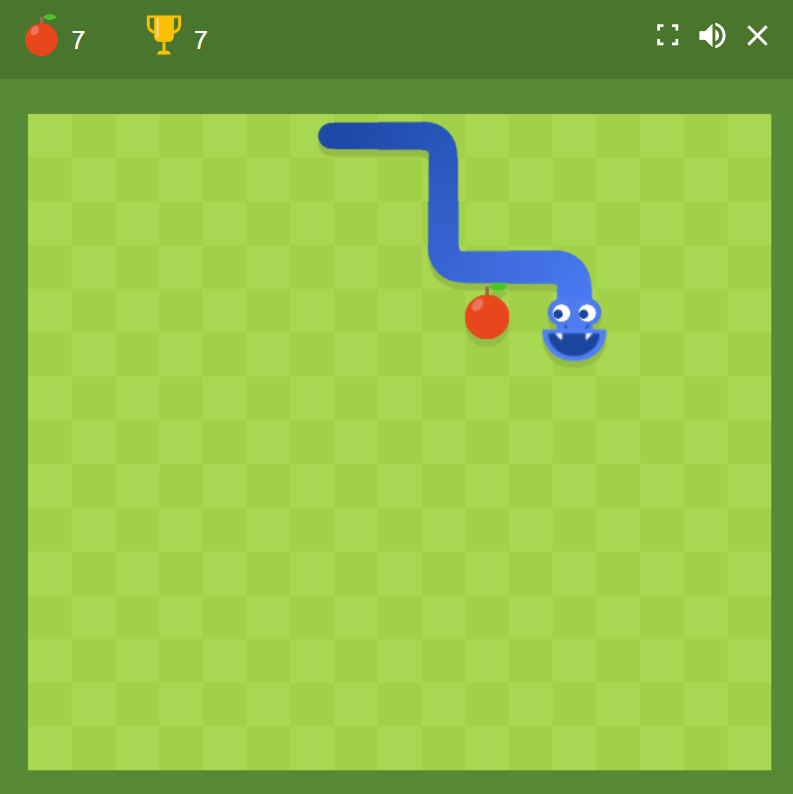 Google　ミニゲーム　無料　ヘビゲーム　Snake Game　遊び方