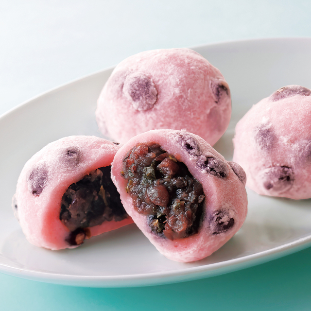 春限定:桜の黒豆大福