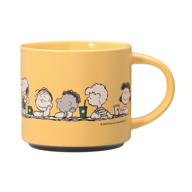 PEANUTS スタッキングマグ イエロー 414ml