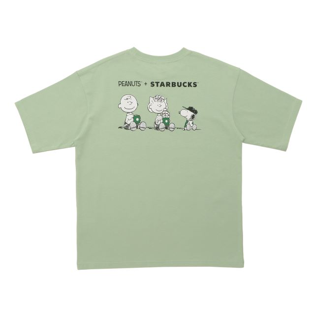 PEANUTS Tシャツ グリーン