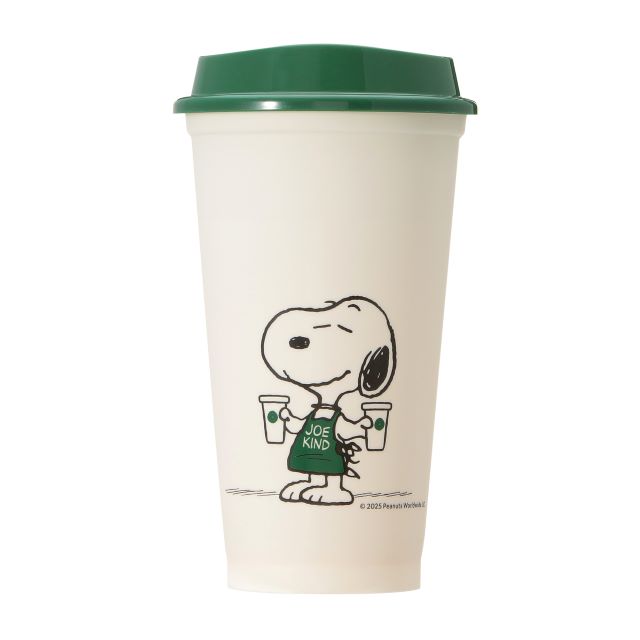 PEANUTS リユーザブルカップ ホワイト 473ml