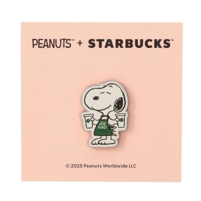 PEANUTS ピンバッジ ピンク