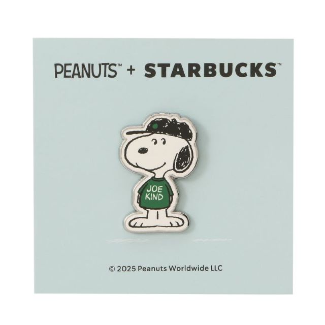 PEANUTS ピンバッジ ブルー