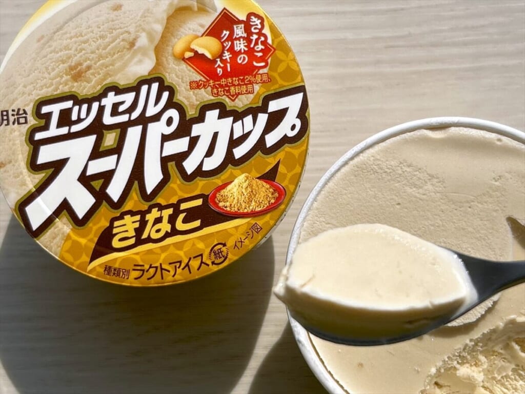 明治 エッセル スーパーカップ きなこ実食