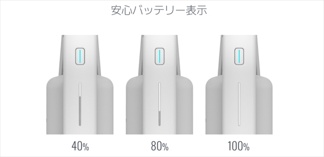 安心バッテリー表示 レイコップ RS5