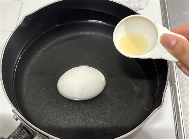 レモン果汁 卵 ゆでる