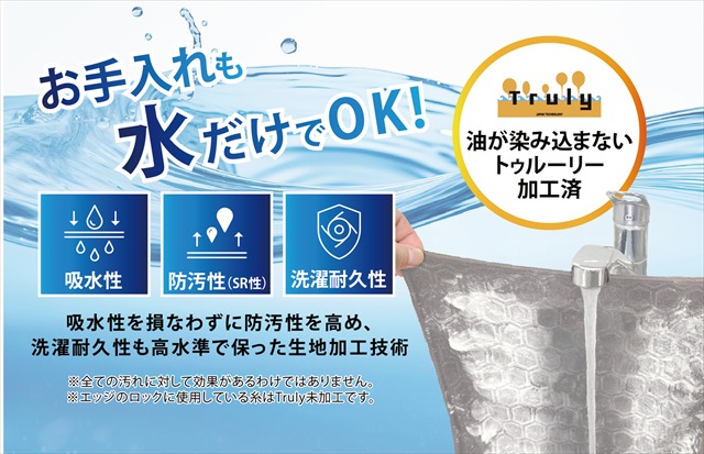プランベア 水だけで落ちる 油汚れクロス 水洗い