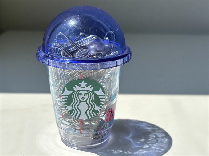 スターバックスミニカップギフトチェック　クリップ