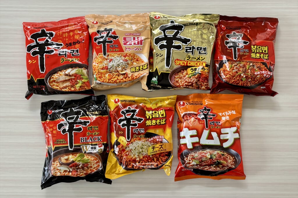 辛ラーメン袋麺 7選比較 アイキャッチ