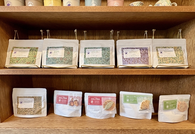 aardvark TEA<アードバークティー> お茶商品 ディスプレイ