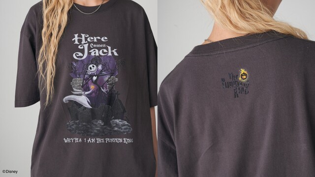 ナイトメアー・ビフォア・クリスマス「Pumpkin King Tee」6,490円(税込)