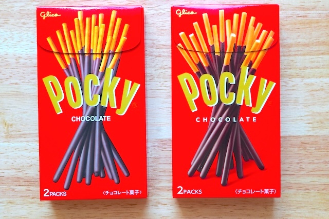 【新旧食べ比べ】ポッキーが10年ぶりにリニューアル！どこが変わった？おいしさを深掘りしてみた　新旧パッケージ　比較