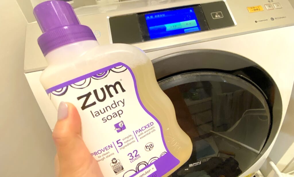 ZUM, ランドリーソープ、ラベンダー、0.94L(32液量オンス)ドラム式洗濯機