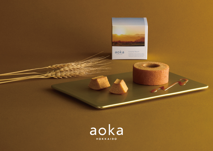 aoka「キャラメルバームクーヘン」1個入り　500円