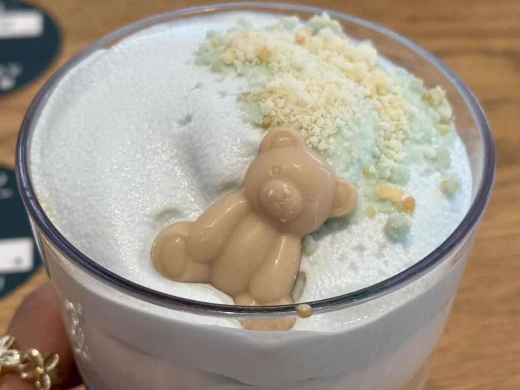 スタバジェラピケコラボメニュー「ピケ モコ ブーケ & ティー ラテ」トッピングアップ