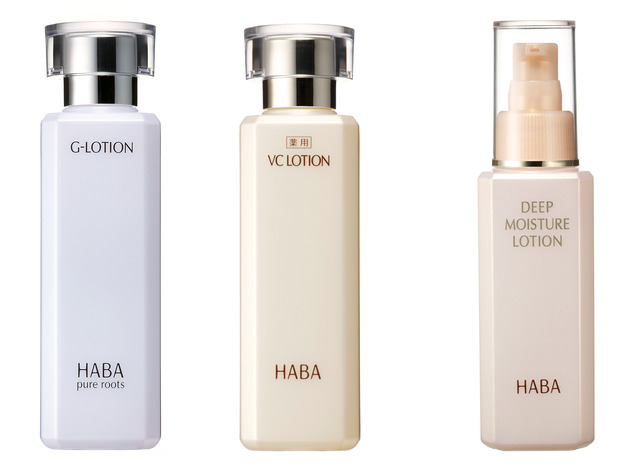 「Gローション ［化粧水］ 180mL」「薬用VCローション 【医薬部外品】　［化粧水］　180mL」「ディープモイスチャーローション　[とろみ保湿化粧水]　120mL」