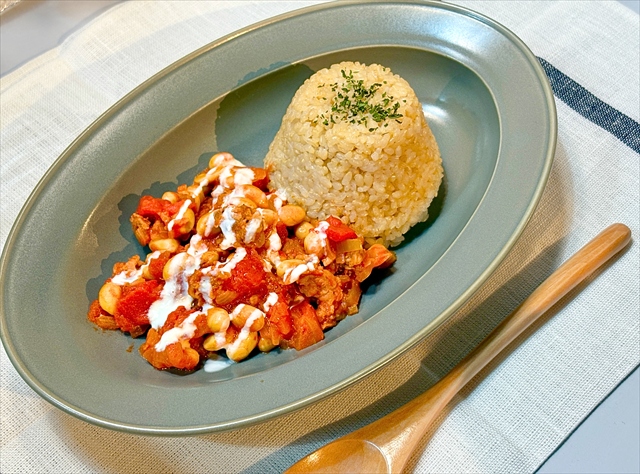 牛肉と豆の煮込み