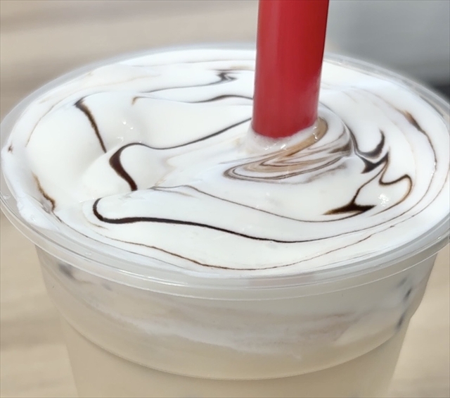 台湾豆花 パール ミルクティー 天面アップ