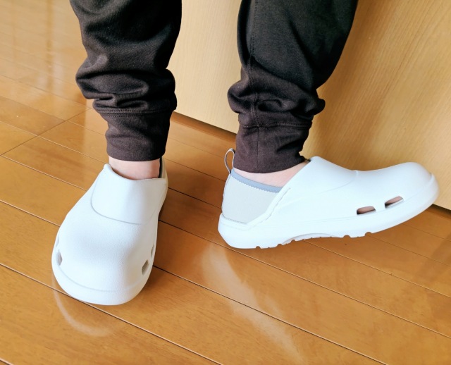 「TENTIAL」・リカバリーサンダル（着用）