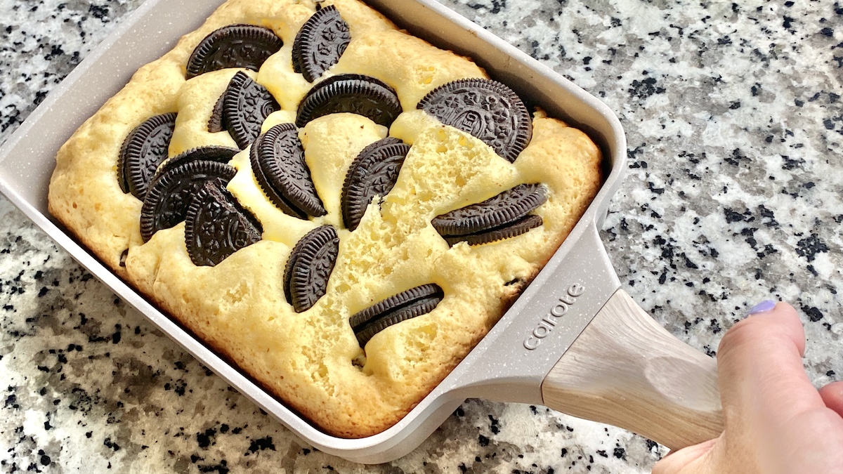 オレオ角マフィン 卵焼き器レシピ できあがり5