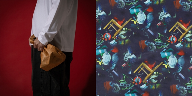 瀬文焚流 モデル ミニバッグ