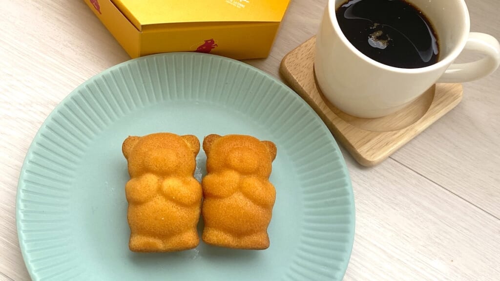 クマさんマドレーヌ「ハニー・ベア」｜フェルム ラ・テール 美瑛　コーヒー