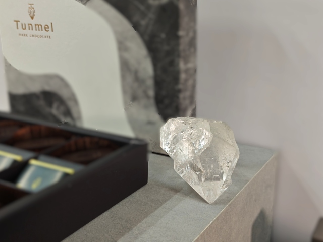 江崎グリコ「Tunmel」・カカオセレクション新作発表会でのディスプレイ