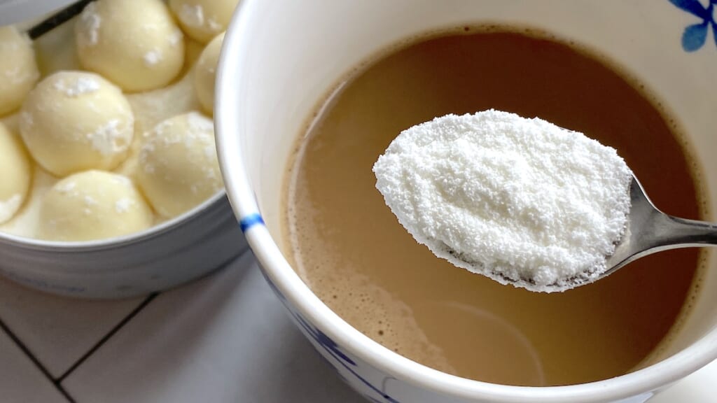 カンロ　スノーマロウ　アレンジレシピ　ホワイトチョコフレーバーコーヒー