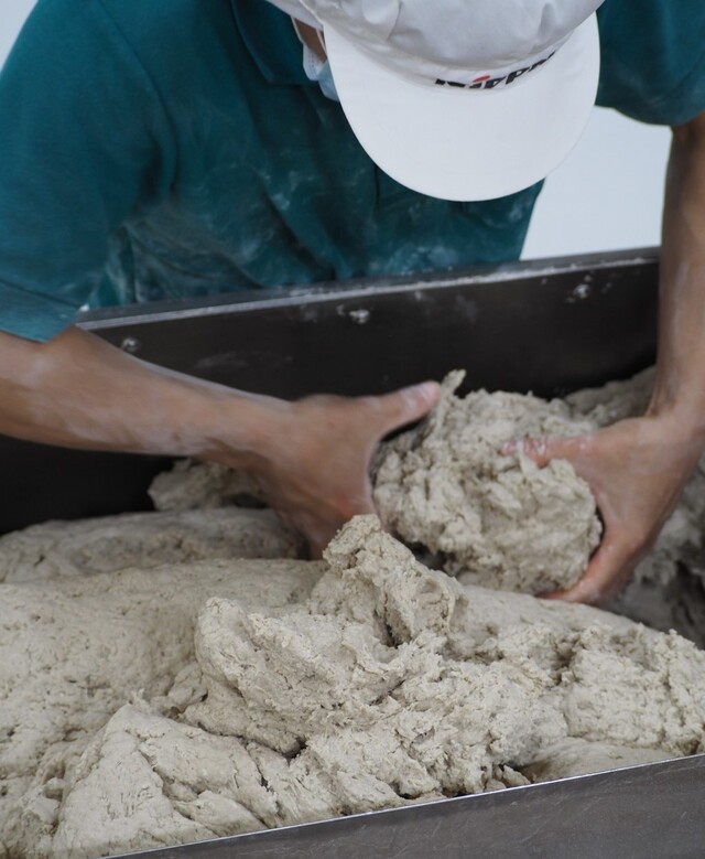 ナナサン年越しそばの製造風景