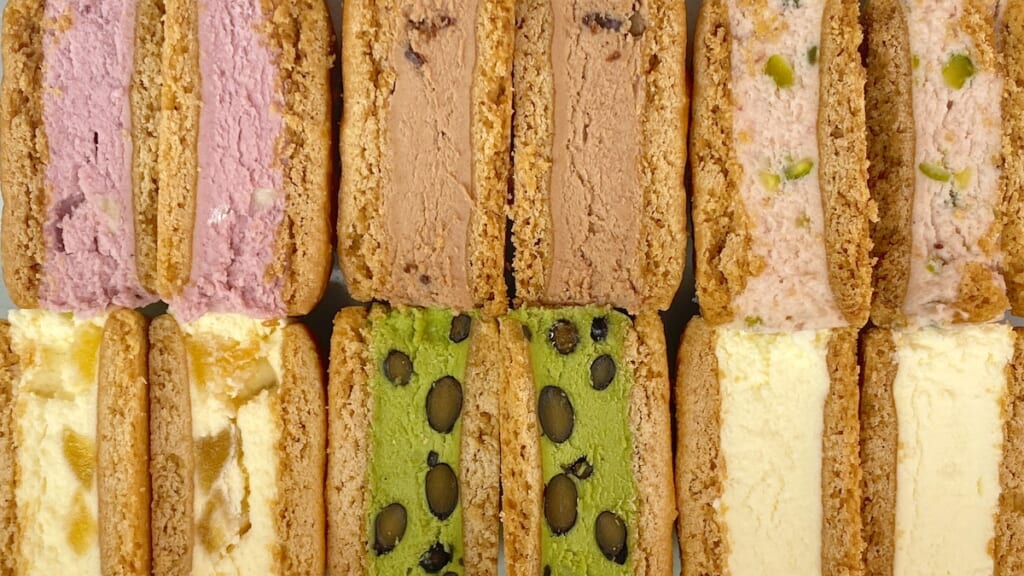 北のごちそう「バターチーズサンド」フェルム ラ・テール 美瑛 　アップ