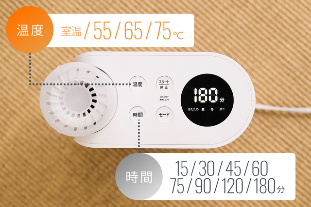温度調節&タイマー付き