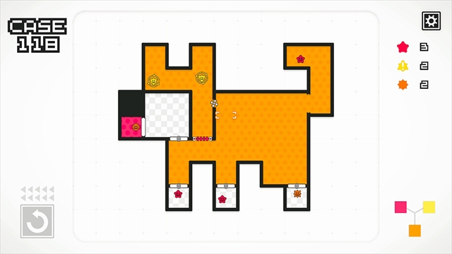 イラストモチーフのステージ(犬)