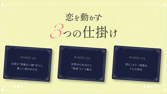Season2の見どころ～恋を動かす3つの仕掛け～